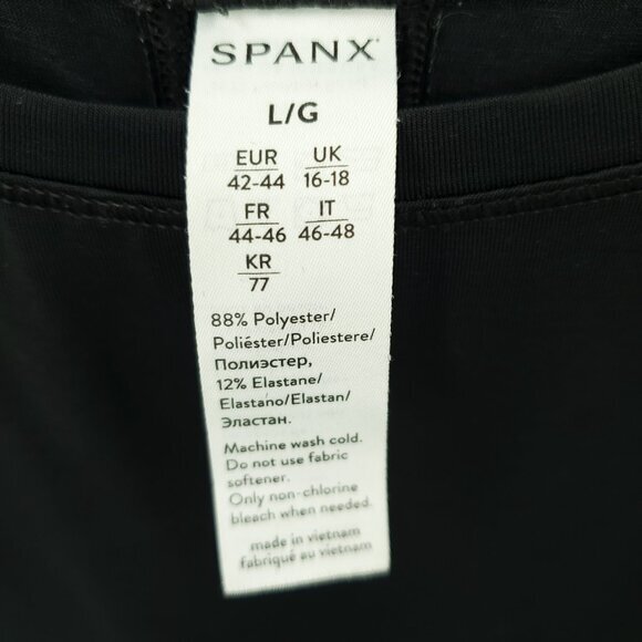 SPANX Go Lightly Crop Tank L Black - Picture 15 of 16